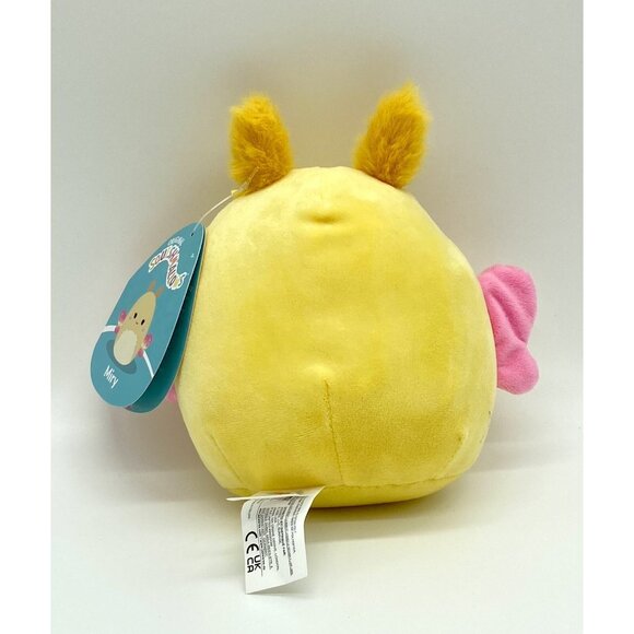 Squishmallow Canadian Miry Yellow Pink Moth Butterfly 5” NWT - Picture 2 of 5